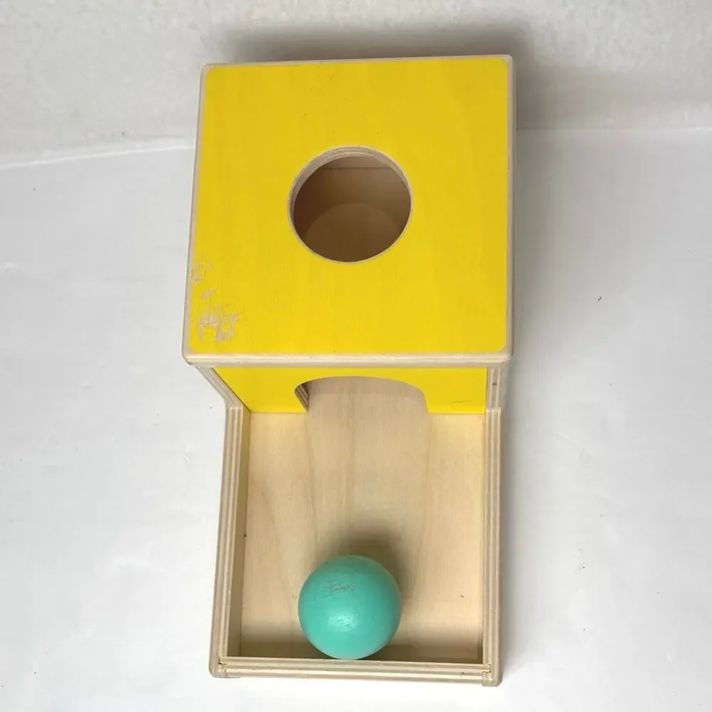 Lovevery Ball Drop Box The Inspector Kit 7-8 Months Montessori Toy